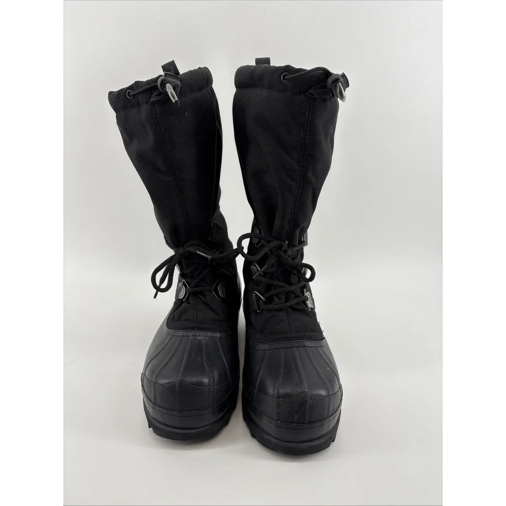 Sorel Glacier Mens NM1042-010 Extreme‎ Black Snow Boots Men's Size 8